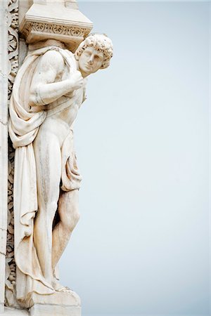 figure (human form) - Europe, Italy, Lombardy, Milan, Duomo, Milan Cathedral, gothic sculptures Stock Photo - Rights-Managed, Code: 862-06825900