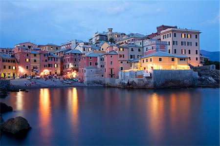 riviera - Northern Italy, Italian Riviera, Liguria, Genova. Genova's old fishing town Stock Photo - Rights-Managed, Code: 862-06825957