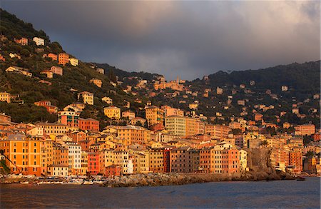 riviera italiana - Northern Italy, Italian Riviera, Liguria, Camogli. Surroundings of the village of Camogli Fotografie stock - Rights-Managed, Codice: 862-06825985