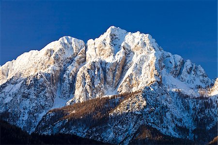 Slovenia, Gorenjska Region, Triglav National Park. The mountain, Visoka Ponca, close to the Italian border. Stock Photo - Rights-Managed, Code: 862-06826181