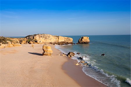 Europe, Portugal, Algarve, Albufeira, Praia Sao Rafael Beach Stock Photo - Rights-Managed, Code: 862-07496255