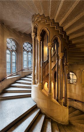 english staircase - Europe, United Kingdom, England, Lancashire, Manchester, Manchester Town Hall Stock Photo - Rights-Managed, Code: 862-07650628