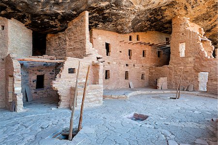 U.S.A., Colorado, Mesa Verde National Park, Spruce Tree House Stock Photo - Rights-Managed, Code: 862-07650666