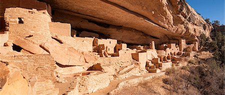 U.S.A., Colorado, Mesa Verde National Park, Cliff Palace Stock Photo - Rights-Managed, Code: 862-07650668