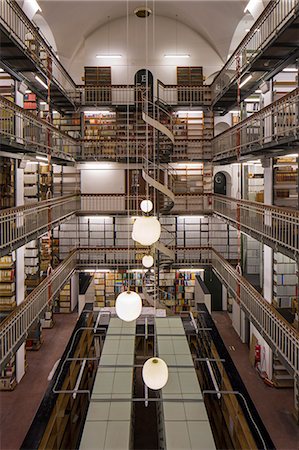 simsearch:862-08718576,k - Denmark, Hillerod, Copenhagen. The Hansen Building in the Royal Library. Stock Photo - Rights-Managed, Code: 862-07689890