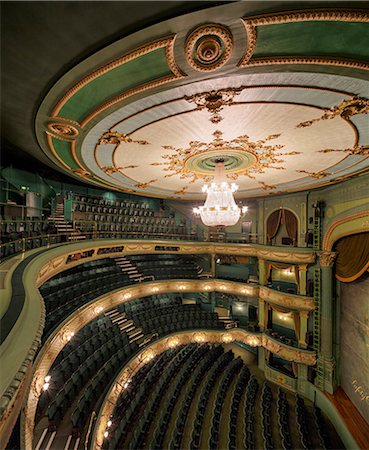 spotlight on stage - Europe, United Kingdom, England, Nottinghamshire, Nottingham, Theatre Royal Nottingham Stock Photo - Rights-Managed, Code: 862-07689925