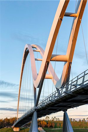 Europe, United Kingdom, England, Stock On Tees, Infinity Bridge Stock Photo - Rights-Managed, Code: 862-07689926