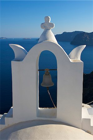 simsearch:862-03888385,k - Chapel in Oia, Santorini, Cyclades, Greece Foto de stock - Con derechos protegidos, Código: 862-07690037