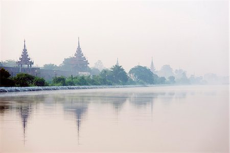 royal palace in myanmar - South East Asia, Myanmar, Mandalay, Mandalay Palace Foto de stock - Con derechos protegidos, Código: 862-07690418