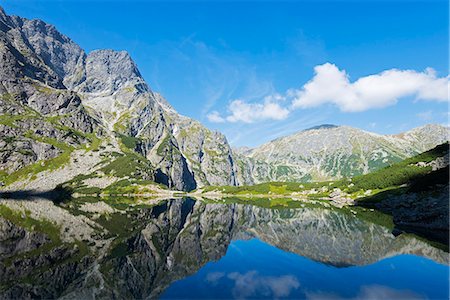 Europe, Poland, Carpathian Mountains, Zakopane, Lake Morskie Oko (Eye of the Sea) Foto de stock - Con derechos protegidos, Código: 862-07690588