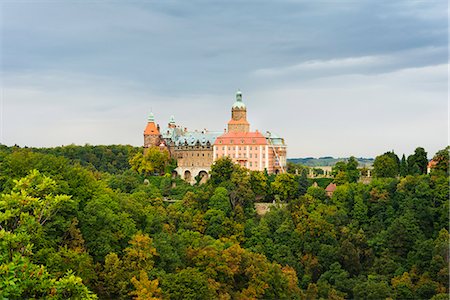 simsearch:862-07690563,k - Europe, Poland, Silesia, Ksiaz Castle Foto de stock - Con derechos protegidos, Código: 862-07690649