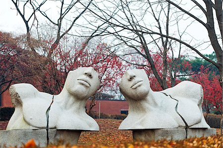 surrealistic - Asia, Republic of Korea, South Korea, Seoul, Olympic Park, sculpture park Stock Photo - Rights-Managed, Code: 862-07690730