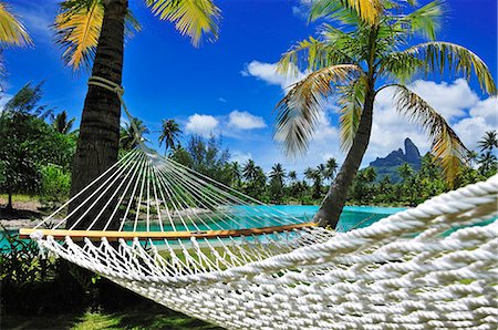 Saint Regis Bora Bora Resort, Bora Bora, French Polynesia, South Seas PR Photographie de stock - Rights-Managed, Code: 862-07909712