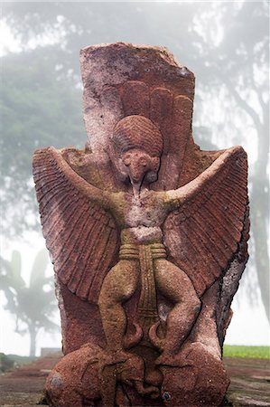 simsearch:862-07910016,k - Indonesia, Java, Mount Lawu, Candi Sukuh. An ancient stone carving in the grounds of Candi Sukuh, a 15th century Javanese-Hindu temple which was built on the style of a Mayan temple. Photographie de stock - Rights-Managed, Code: 862-07909993