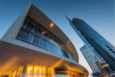 Unicredit tower, Porta Nuova business district, Milan, Lombardy, Italy Photographie de stock - Rights-Managed, Code: 862-07910051