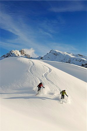 simsearch:862-07910100,k - Skiing, Hohe Gaisl,  Pragser Valley, Hochpustertal Valley, South Tyrol, Italy MR Fotografie stock - Rights-Managed, Codice: 862-07910066