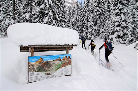 simsearch:862-03887593,k - Ski Touring, Hohe Gaisl, Pragser Valley, Hochpustertal Valley, South Tyrol, Italy MR Foto de stock - Con derechos protegidos, Código: 862-07910061