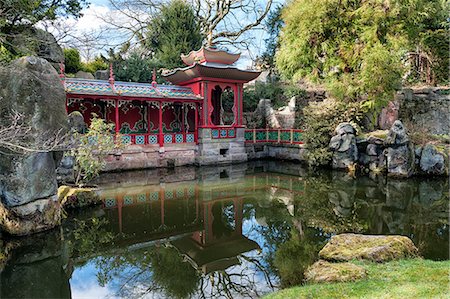 staffordshire - Europe, England, Staffordshire, Stoke on Trent, Biddulph Grange, Chinese Themed Garden Stock Photo - Rights-Managed, Code: 862-08090102