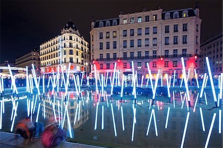 Europe, France, Rhone-Alpes, Lyon, Fete des Lumieres, festival of lights Stock Photo - Rights-Managed, Code: 862-08090226