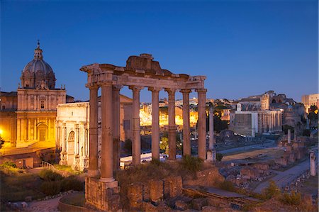 simsearch:862-08719000,k - Roman forum (UNESCO World Heritage Site) at dusk, Rome, Lazio, Italy Stock Photo - Rights-Managed, Code: 862-08090363