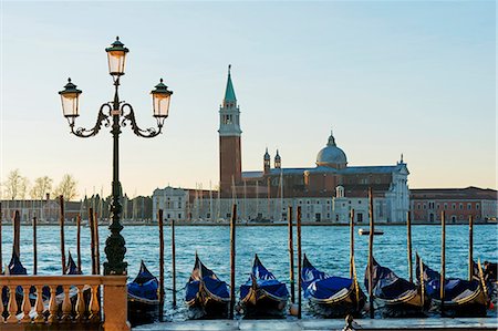 Europe, Italy, Veneto, Venice, San Giorgio Maggiore Church across Basino di San Stock Photo - Rights-Managed, Code: 862-08090555