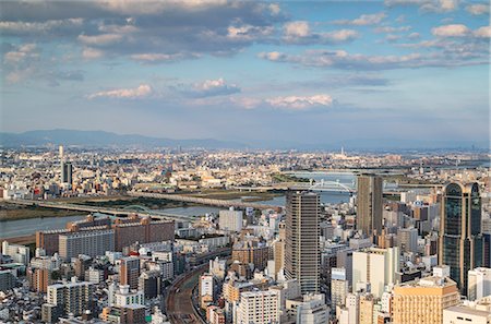 View of Osaka, Kansai, Japan Photographie de stock - Rights-Managed, Code: 862-08090639