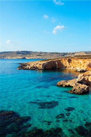 Mediterranean Europe, Malta, Comino island, Blue Lagoon Foto de stock - Con derechos protegidos, Código: 862-08090907