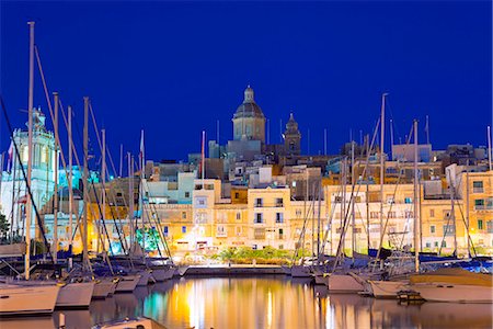 simsearch:862-03888864,k - Mediterranean Europe, Malta, The Three Cities, Vittoriosa (Birgu), Grand Harbour Marina Foto de stock - Direito Controlado, Número: 862-08090946