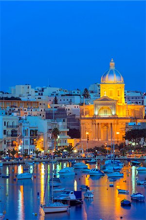 st joseph island - Mediterranean Europe, Malta, The Three Cities, Vittoriosa, St Joseph church in Kalkara creek Stockbilder - Lizenzpflichtiges, Bildnummer: 862-08090949