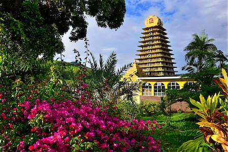 Hindu Temple at Chamarel, Mauritius, Indian Ocean Stock Photo - Rights-Managed, Code: 862-08090950