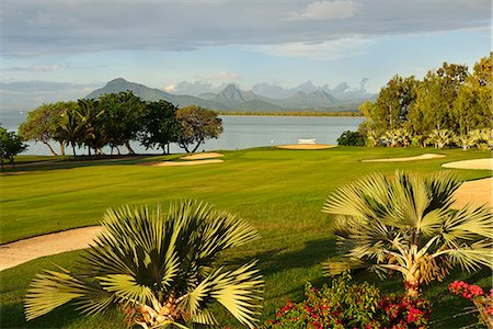 Heritage Golf Course at Le Morne Brabant, Mauritius, Indian Ocean Photographie de stock - Rights-Managed, Code: 862-08090951