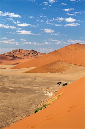 simsearch:862-08091421,k - Africa, Namibia, Namib Desert, Sossusvlei. Veiw over the Sossusvlei landscape. Fotografie stock - Rights-Managed, Codice: 862-08090960