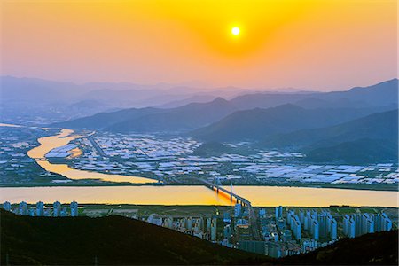 simsearch:862-08091129,k - Asia, Republic of Korea, South Korea, Busan, sunset over Busan Stock Photo - Rights-Managed, Code: 862-08091095