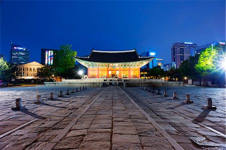 simsearch:862-07690741,k - Asia, Republic of Korea, South Korea, Seoul, Deoksugung palace Stockbilder - Lizenzpflichtiges, Bildnummer: 862-08091136