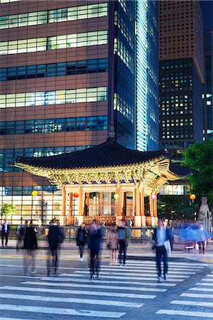 Asia, Republic of Korea, South Korea, Seoul, city center pavilion Stock Photo - Rights-Managed, Code: 862-08091147