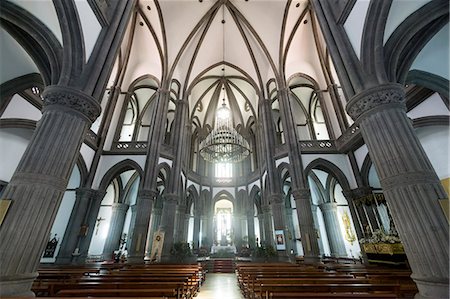 Interior, Cathedral, Arucas, Gran Canaria, Canary Islands, Spain Stock Photo - Rights-Managed, Code: 862-08091183