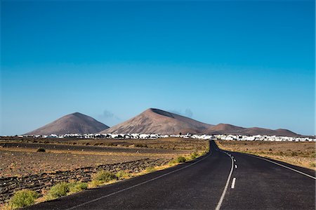 View towards San Bartolome and Monte Guatisea, Lanzarote, Canary Islands, Spain Stock Photo - Rights-Managed, Code: 862-08091213