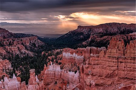 parque nacional bryce canyon - U.S.A., Utah, Bryce Canyon National Park Foto de stock - Con derechos protegidos, Código: 862-08091395