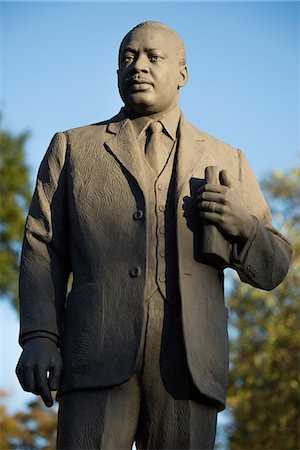USA, Alabama, Birmingham, Kelly Ingram Park, Martin Luther King Jr. statue, Photographie de stock - Rights-Managed, Code: 862-08091482