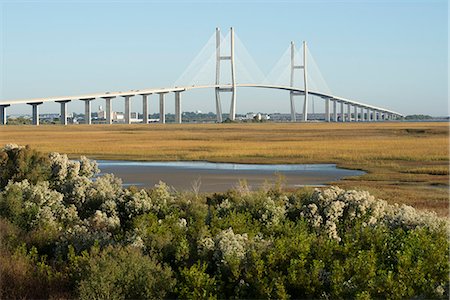 USA, Georgia, Cumberland Island bridge, Georgia low country Stock Photo - Rights-Managed, Code: 862-08091509