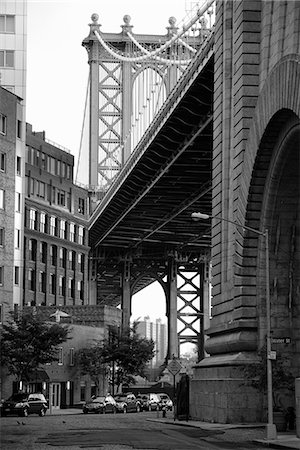 puente de manhattan - USA, New York, Brooklyn, DUMBO, Manhattan Bridge Foto de stock - Con derechos protegidos, Código: 862-08091533