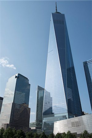 USA, New York, Manhattan, One World Trade Center Foto de stock - Direito Controlado, Número: 862-08091540