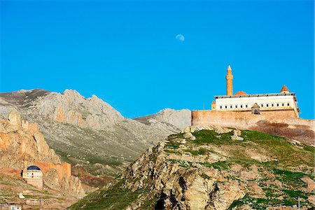 spire - Turkey, Eastern Anatolia, Dogubayazit, Ishak Pacha Palace (Ishak Pasa Sarayi), UNESCO site Stock Photo - Rights-Managed, Code: 862-08274026