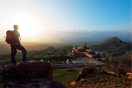 Turkey, Eastern Anatolia, Dogubayazit, Ishak Pacha Palace (Ishak Pasa Sarayi), UNESCO site Photographie de stock - Rights-Managed, Code: 862-08274031