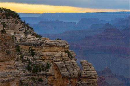 USA, Arizona, Grand Canyon National Park, UNESCO, World Heritage, South rim of the Grand Canyon Stock Photo - Rights-Managed, Code: 862-08274053