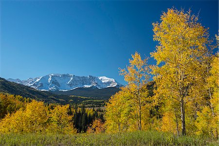 simsearch:862-08274080,k - USA, Colorado, San Juan Mountain range in the fall near Montrose Stockbilder - Lizenzpflichtiges, Bildnummer: 862-08274080