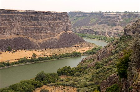 rio snake - Snake River Canyon, Twin Falls, Idaho, USA Foto de stock - Direito Controlado, Número: 862-08274111