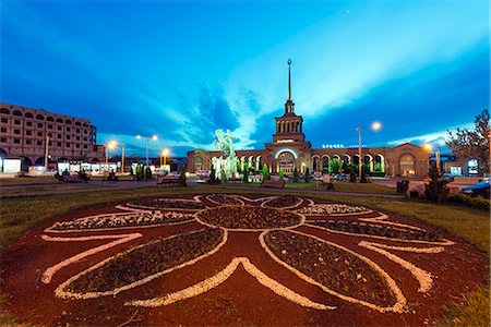 Eurasia, Caucasus region, Armenia, Yerevan, train station square, statue of Sasuntsi David by Yervand Qochar Stock Photo - Rights-Managed, Code: 862-08272851