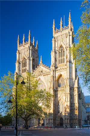 United Kingdom, England, North Yorkshire, York. The Minster in Spring. Stock Photo - Rights-Managed, Code: 862-08273061
