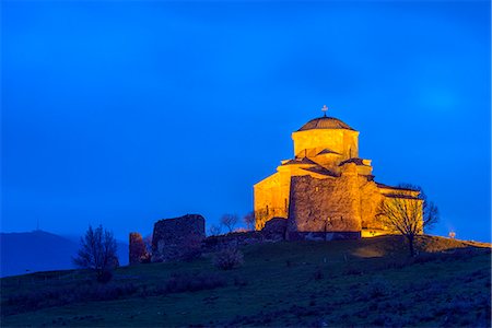 simsearch:614-08869920,k - Eurasia, Caucasus region, Georgia, Mtskheta, historical capital, Jvari Church (Holy Cross Church), early Georgian tetraconch design, Unesco Foto de stock - Con derechos protegidos, Código: 862-08273171